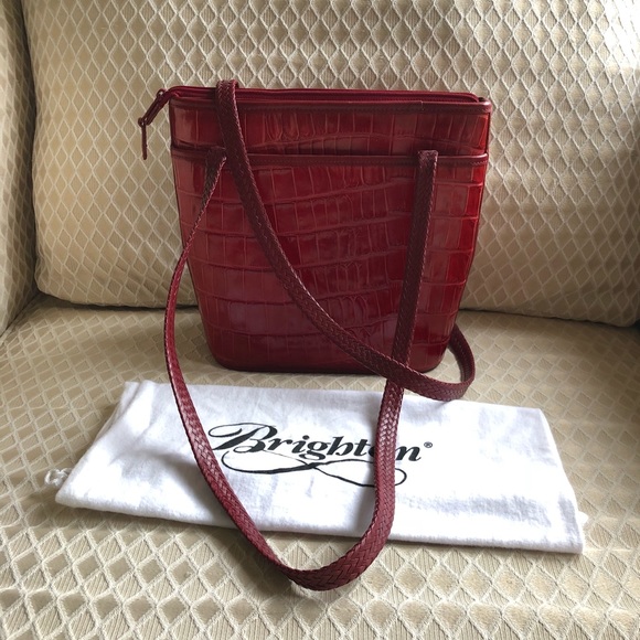 Brighton Leather Bucket Handbag - Picture 3 of 5